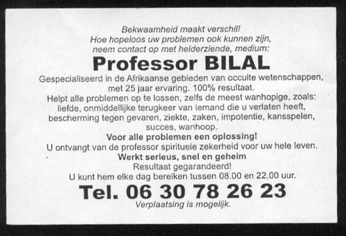 professor Bilal